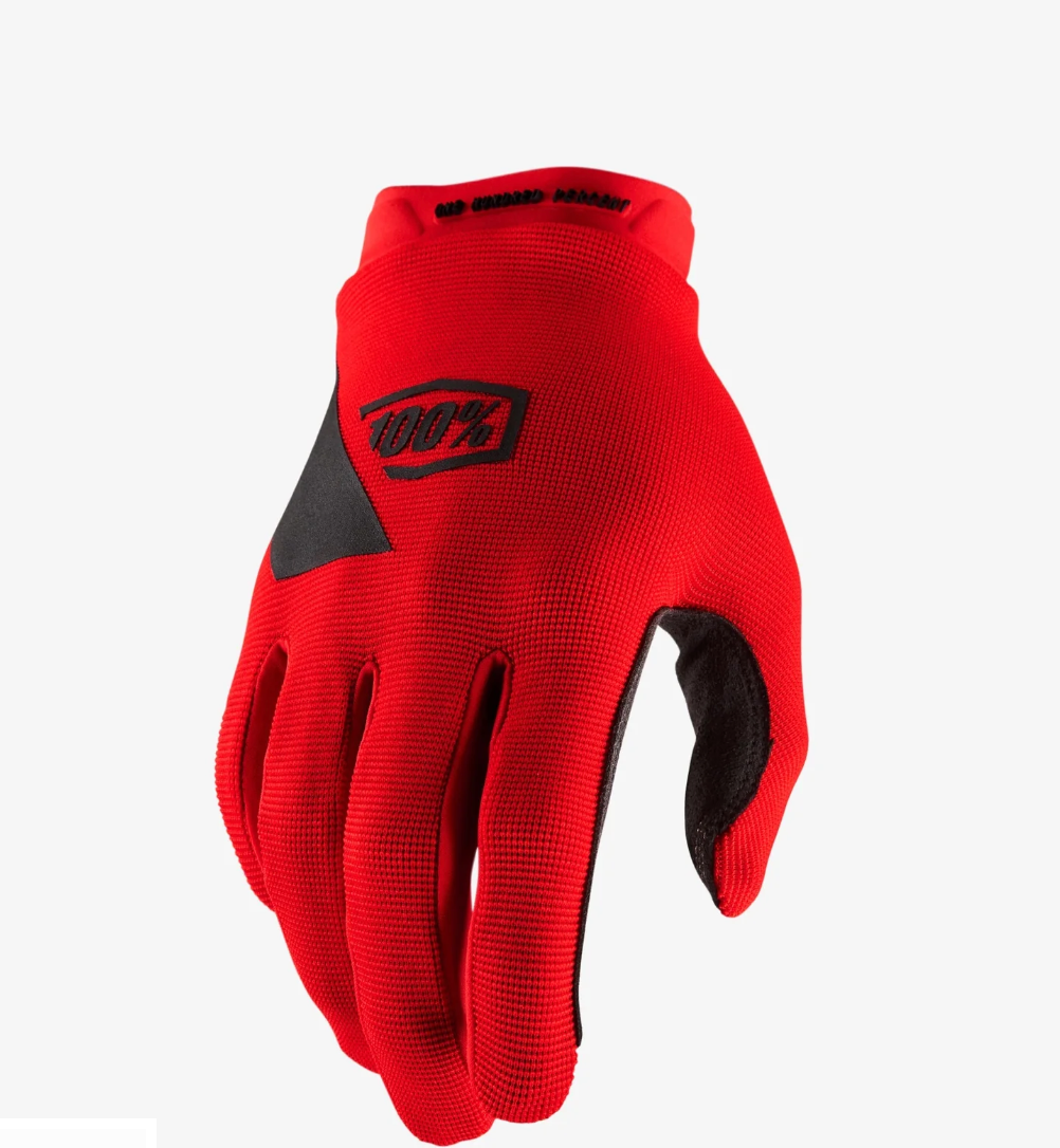Guantes 100% Ridecamp Red